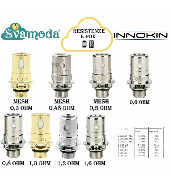 INNOKIN Z COIL RESISTENZA SINGOLA
