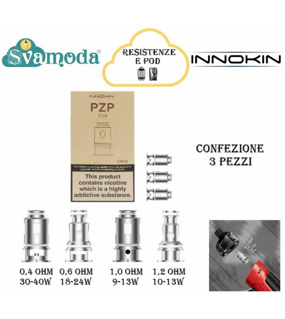 INNOKIN PZP COIL RESISTENZA CONFEZIONE 3PZ