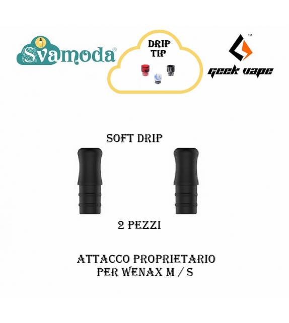 GEEK VAPE DRIP TIP SOFT PER POD WENAX M S ATTACCO PROPRIETARIO