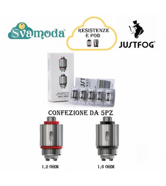 JUSTFOG C/G/S/Q 14 RESISTENZA CONFEZIONE 5PZ