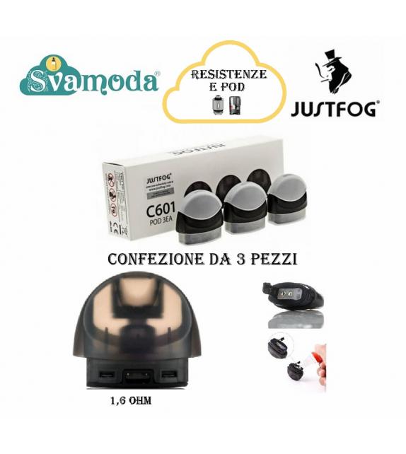 JUSTFOG C601 POD CONFEZIONE 3PZ