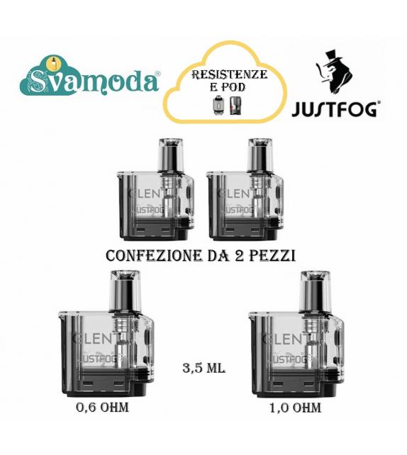 JUSTFOG GLENT POD CONFEZIONE 2PZ