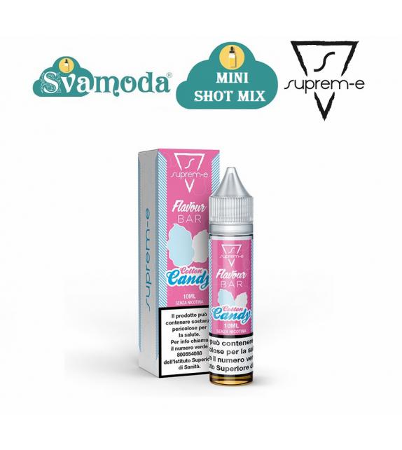 SUPREM-E FLAVOUR BAR COTTON CANDY MINI SHOT MIX 10ML