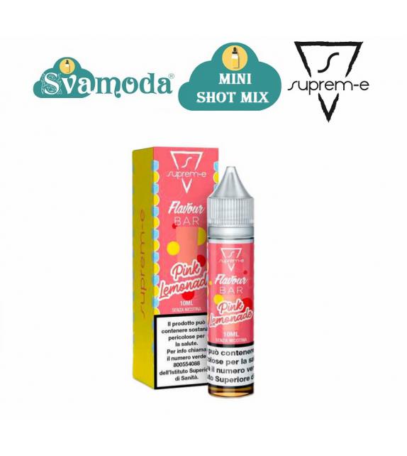 SUPREM-E FLAVOUR BAR PINK LEMONADE MINI SHOT MIX 10ML