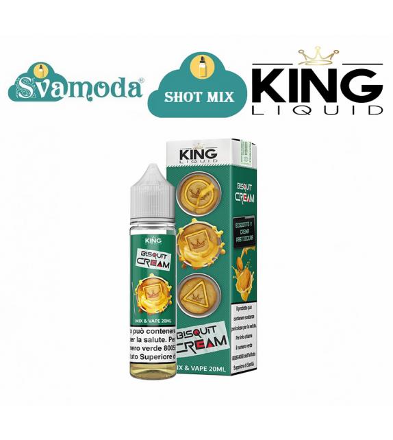 KING LIQUID BISQUIT CREAM SHOT MIX 20ML