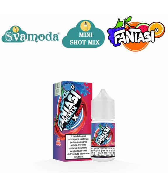 FANTASI REMIX BLUE RASPBERRY X CHERRY MINI SHOT MIX 10ML