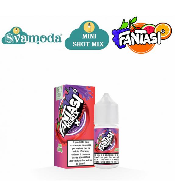 FANTASI REMIX GRAPE X STRAWBERRY MINI SHOT MIX 10ML