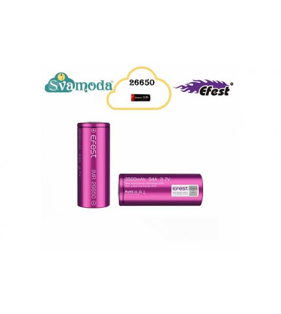 EFEST BATTERIA 26650 2500MAH 64A