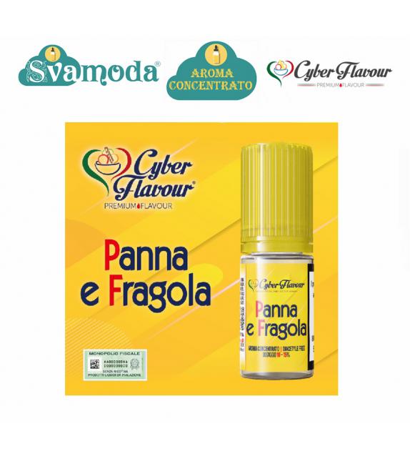 CYBER FLAVOUR PANNA E FRAGOLA AROMA CONCENTRATO 10ML