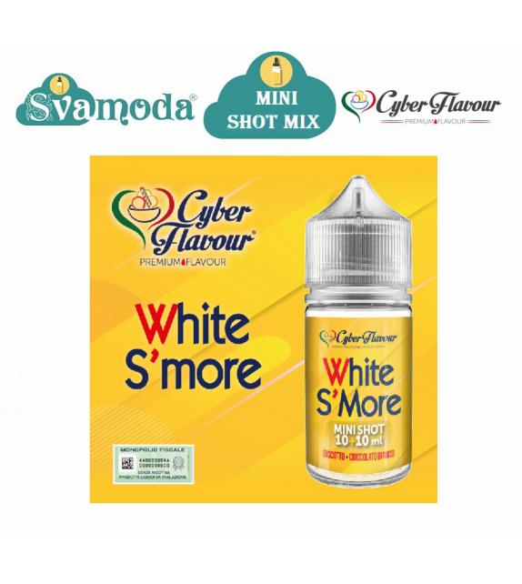 CYBER FLAVOUR WHITE S'MORE MINI SHOT MIX 10ML