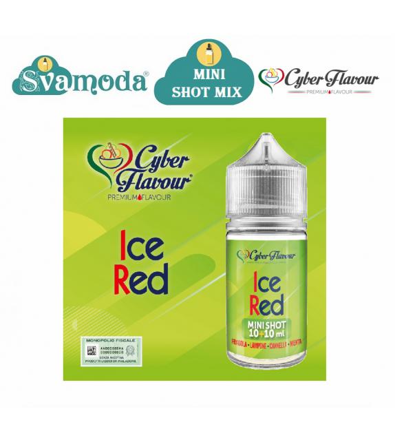 CYBER FLAVOUR ICE RED MINI SHOT MIX 10ML