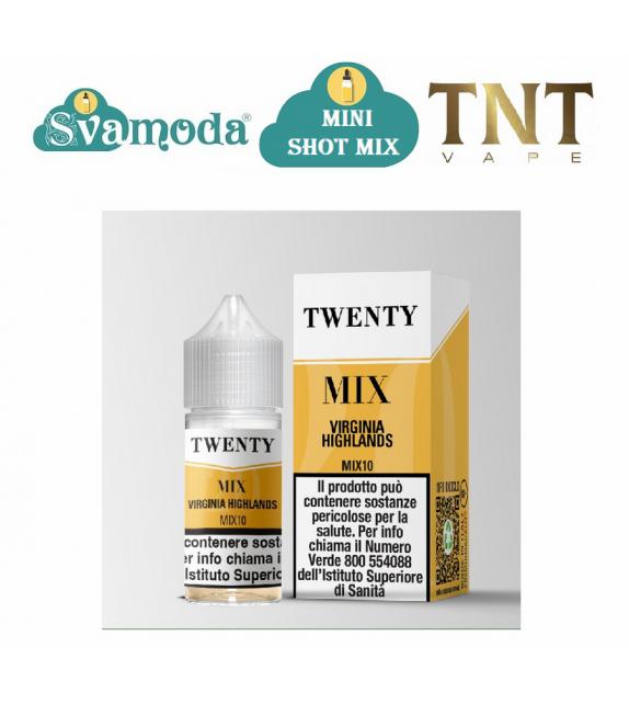 TNT VAPE TWENTY MIX VIRGINIA HIGHLANDERS MINI SHOT MIX 10ML