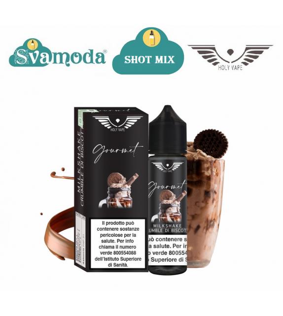 HOLY VAPE GOURMET MILKSHAKE E CRUUMBLE DI BISCOTTO SHOT MIX 20ML