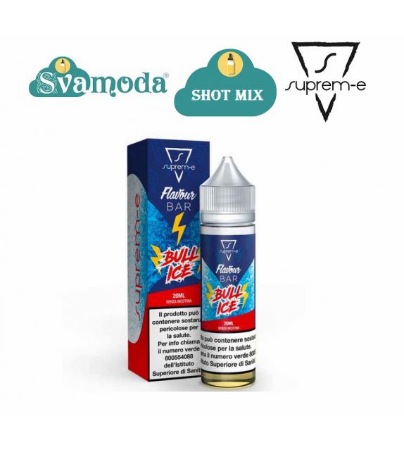 SUPREM-E FLAVOUR BAR BULL ICE SHOT MIX 20ML