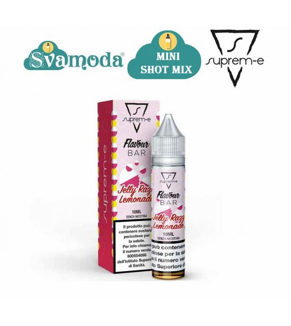 SUPREM-E FLAVOUR BAR JELLY RAZZ LEMONADE MINI SHOT MIX 10ML
