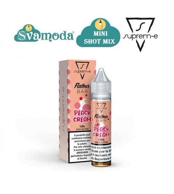 SUPREM-E FLAVOUR BAR PEACH CREAM MINI SHOT MIX 10ML