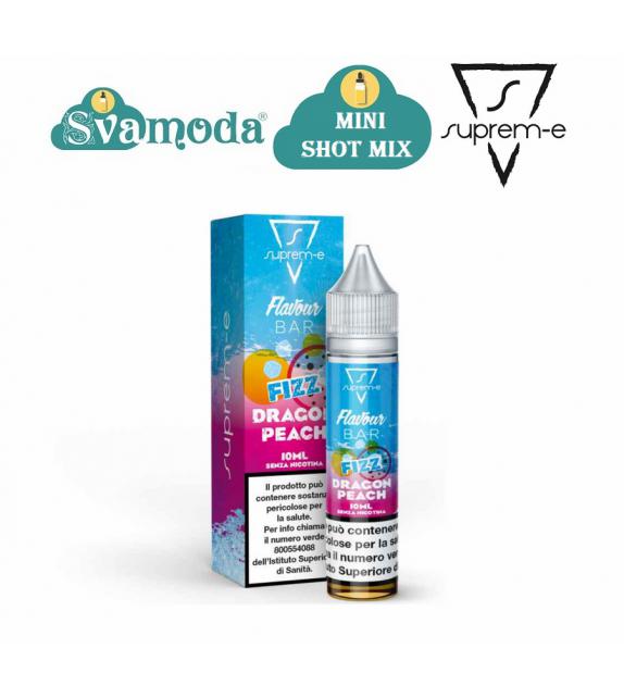 SUPREM-E FLAVOUR BAR FIZZ DRAGON PEACH MINI SHOT MIX 10ML