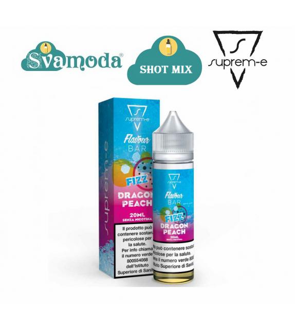 SUPREM-E FLAVOUR BAR FIZZ DRAGON PEACH SHOT MIX 20ML