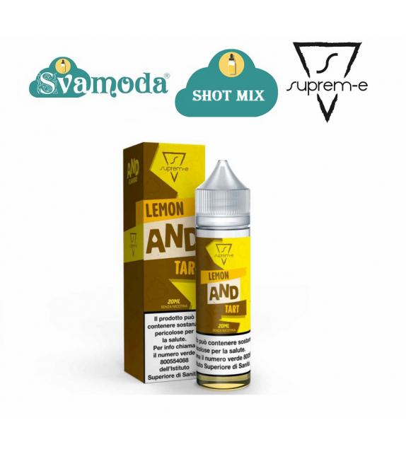 SUPREM-E AND FLAVORS LEMON AND TART SHOT MIX 20ML