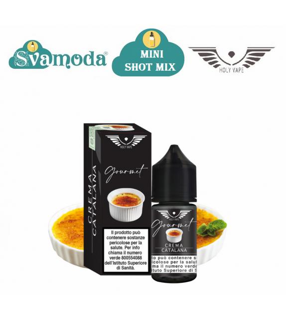 HOLY VAPE GOURMET CREMA CATALANA MINI SHOT MIX 10ML +20