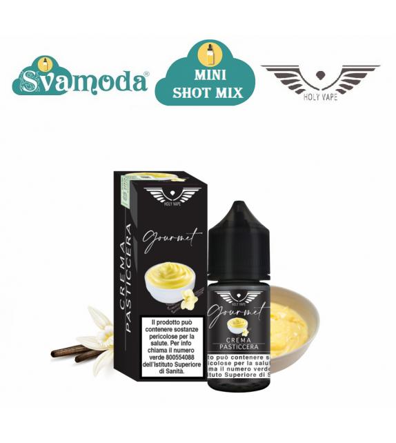 HOLY VAPE GOURMET CREMA PASTICCERA MINI SHOT MIX 10ML +20
