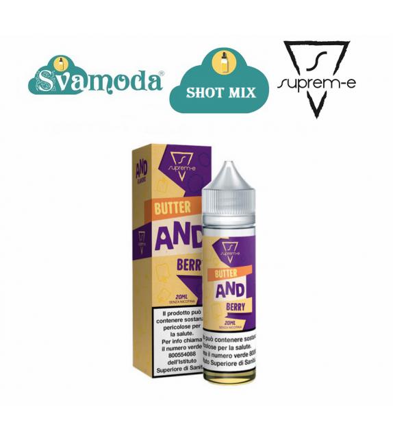 SUPREM-E AND FLAVORS BUTTER AND BERRY SHOT MIX 20ML