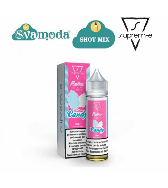 SUPREM-E FLAVOUR BAR COTTON CANDY SHOT MIX 20ML