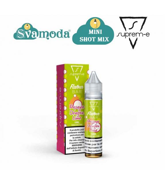 SUPREM-E FLAVOUR BAR PAPAYA DRAGON LIME MINI SHOT MIX 10ML