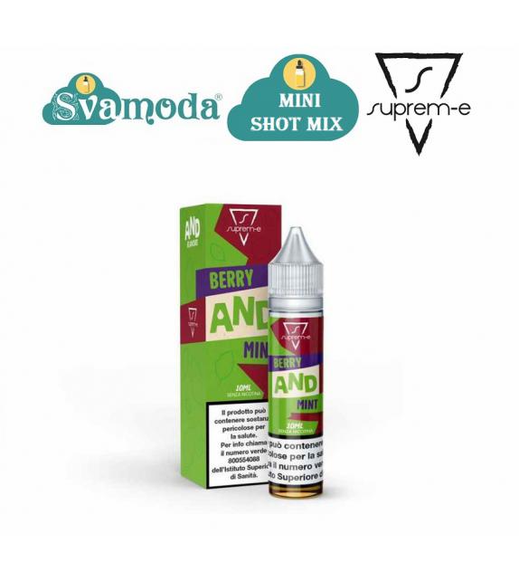 SUPREM-E AND FLAVORS BERRY AND MINT MINI SHOT MIX 10ML