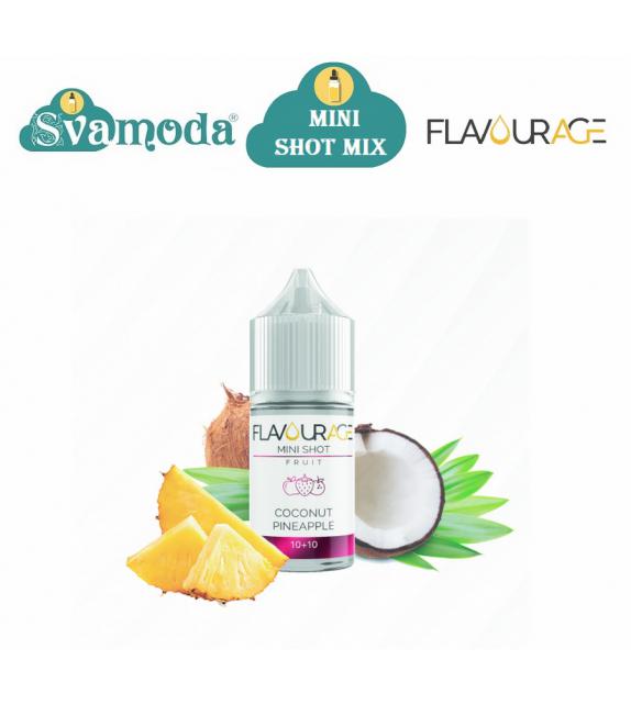 FLAVOURAGE COCONUT PINEAPPLE MINI SHOT MIX 10ML