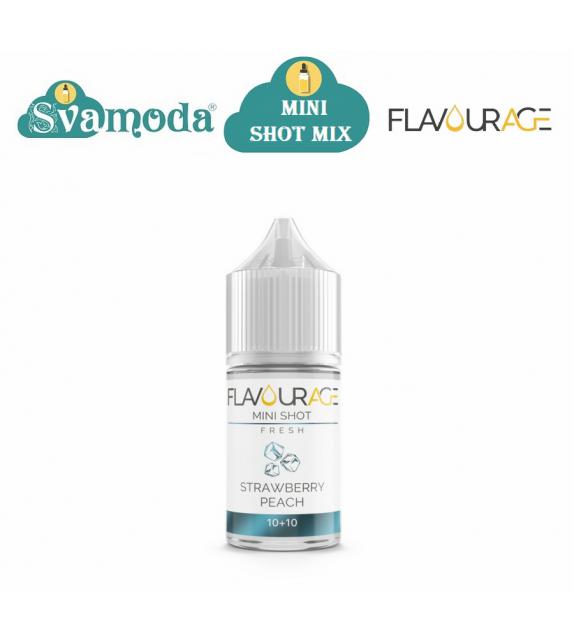 FLAVOURAGE STRAWBERRY PEACH MINI SHOT MIX 10ML