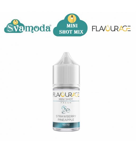 FLAVOURAGE STRAWBERRY PINEAPPLE MINI SHOT MIX 10ML