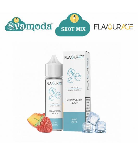 FLAVOURAGE STRAWBERRY PEACH SHOT MIX 20ML