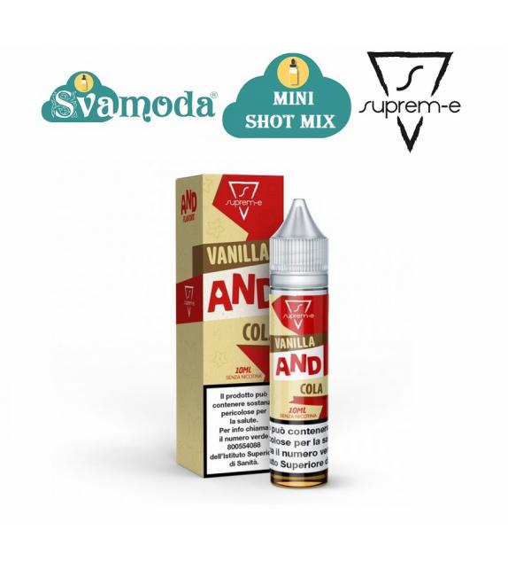 SUPREM-E AND FLAVORS VANILLA AND COLA MINI SHOT MIX 10ML