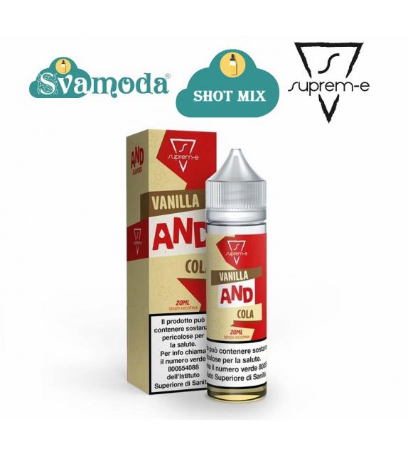 SUPREM-E AND FLAVORS VANILLA AND COLA SHOT MIX 20ML
