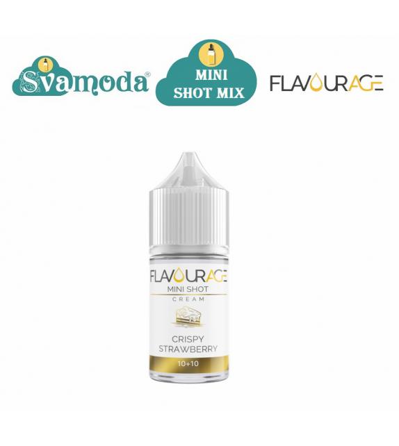 FLAVOURAGE CRISPY STRAWBERRY MINI SHOT MIX 10ML