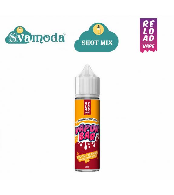 RELOAD VAPE BLOOD ORANGE PASSIONFRUIT ICE SHOT MIX 20ML