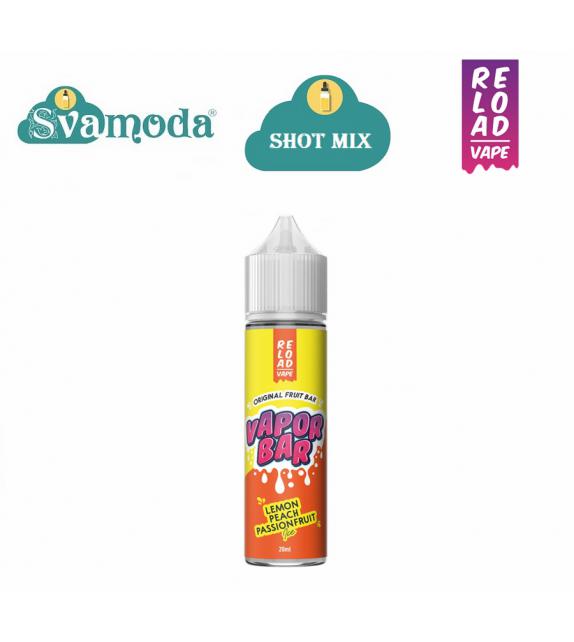 RELOAD VAPE LEMON PEACH PASSIONFRUIT ICE SHOT MIX 20ML
