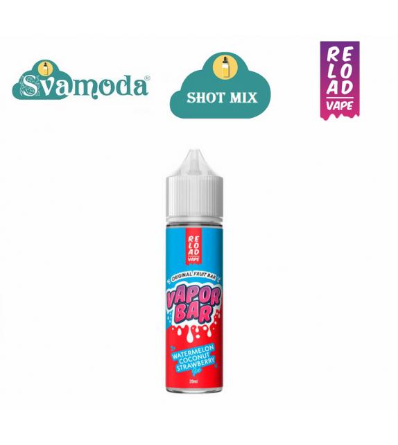 RELOAD VAPE WATERMELON COCONUT STRAWBERRY ICE SHOT MIX 20ML