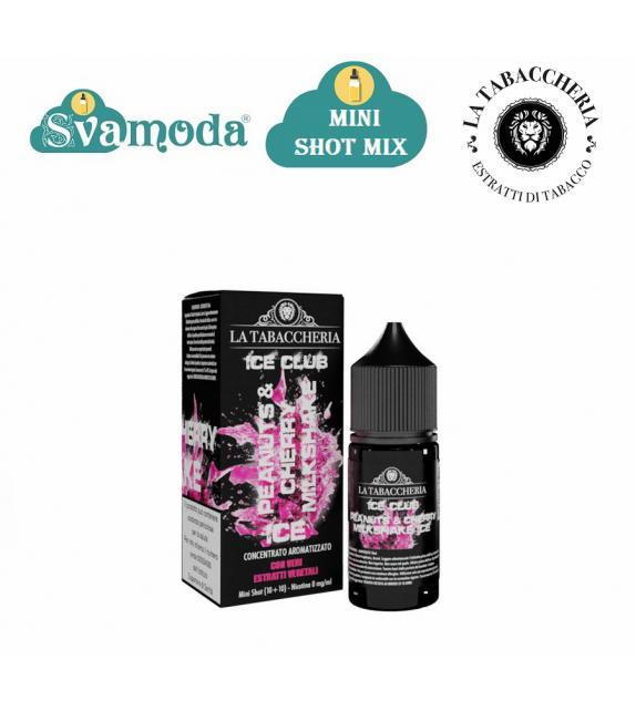 LA TABACCHERIA ICE CLUB PEANUTS & CHERRY MILKSHAKE ICE MINI SHOT MIX 10ML