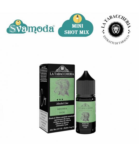 LA TABACCHERIA EXTRA DRY MENTHOL E-CIG MINI SHOT MIX 10ML
