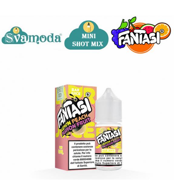 FANTASI BAR JUICE LEMON PEACH PASSION FRUIT ICE MINI SHOT MIX 10ML