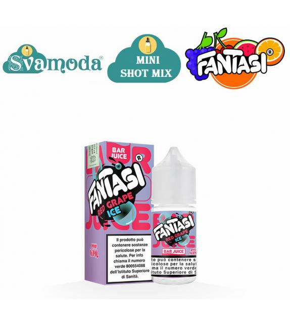 FANTASI BAR JUICE RED GRAPE ICE MINI SHOT MIX 10ML