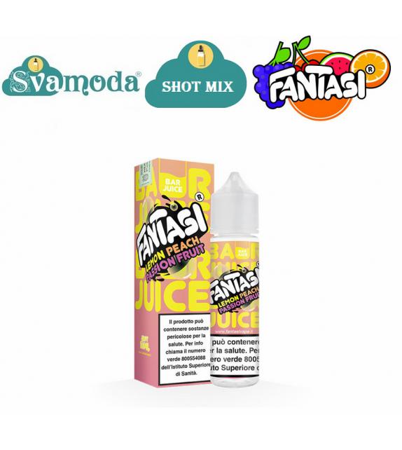FANTASI BAR JUICE LEMON PEACH PASSION FRUIT ICE SHOT MIX 20ML