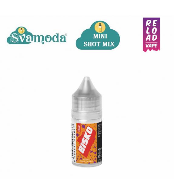 RELOAD VAPE BISCOTTO CREMA AL CARAMELLO MINI SHOT MIX 10ML