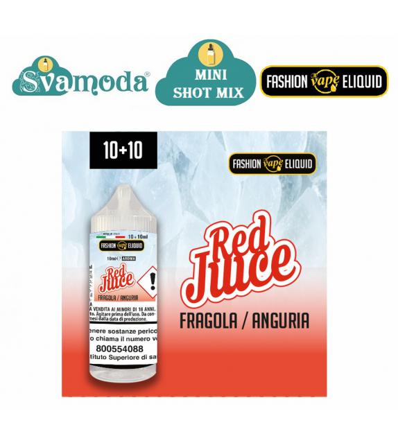 FASHION VAPE RED JUICE MINI SHOT MIX 10ML