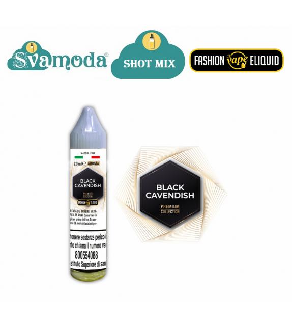 FASHION VAPE BLACK CAVENDISH PREMIUM SHOT MIX 20ML
