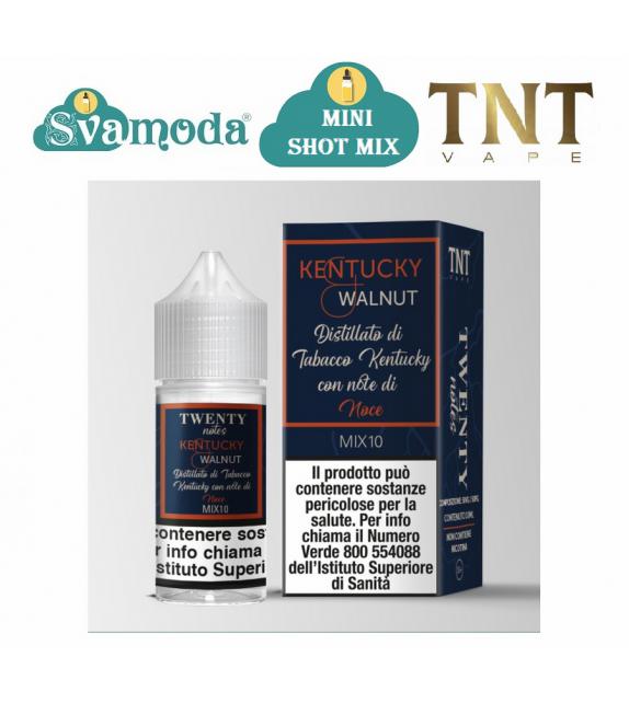 TNT VAPE TWENTY NOTES KENTUCKY WALNUT MINI SHOT MIX 10ML