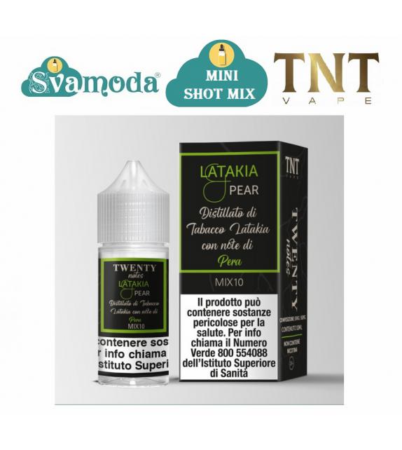 TNT VAPE TWENTY NOTES LATAKIA PEAR MINI SHOT MIX 10ML