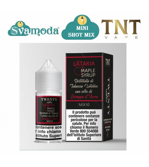 TNT VAPE TWENTY NOTES LATAKIA MAPLE SYRUP MINI SHOT MIX 10ML